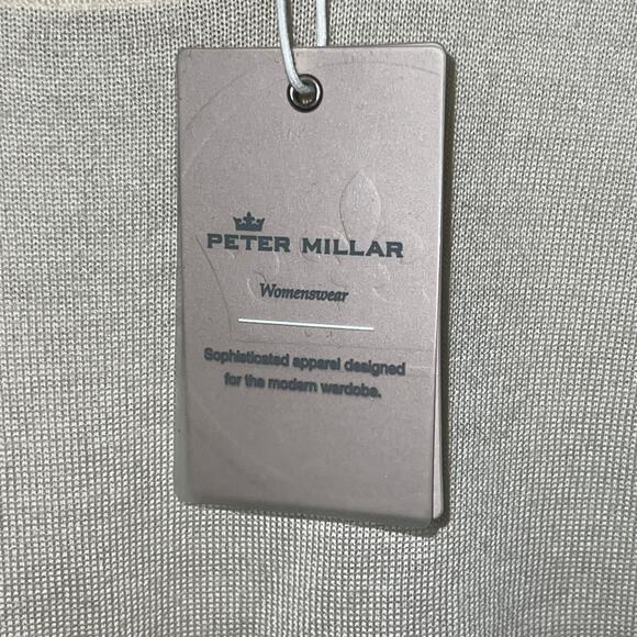 NWT Peter Millar Women Wool Silk Cashmere Crown Soft Crew Golf Sweater Large - Picture 4 of 8
